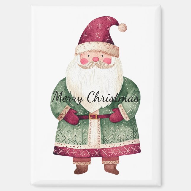 Aimant Red Green Christmas Santa Claus (Recto)