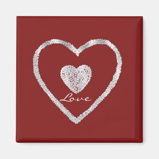 Aimant Red Love Heart III