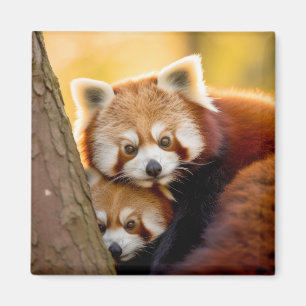 Aimant Red Panda Animal Wild Beauté Liberté Wilderness