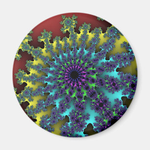 Aimant Red Rainbow Burst