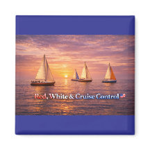 Aimant Red White & Cruise Control | Voile Patrioti