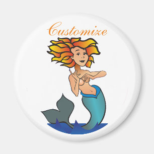 Aimant Redheaded Mermaid Thunder_Cove