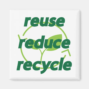 Aimant Réduire la réutilisation du recyclage