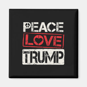 Aimant Réélection de Trump Paix Amour Trump