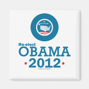 Aimant Réélire Obama 2012