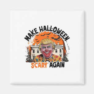Aimant Refaire Halloween Effrayant Encore Trump Clown Drô