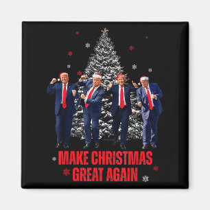 Aimant Refaire Noël Grande Encore Santa Trump Danse Chris