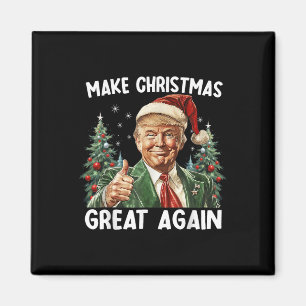 Aimant Refaire Noël Grandeur Nature Funny Santa Trump 202