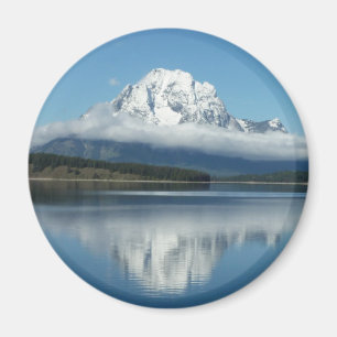 Aimant Reflet du mont Moran dans le Grand Teton