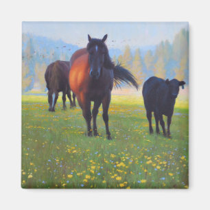 Aimant Réfrigérateur à cheval
