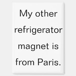 Aimant Réfrigérateur Drôle De Paris
