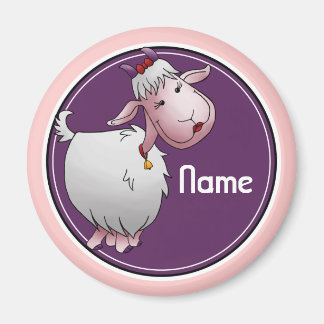 Aimant Réfrigérateur, Nom Modèle, Chèvre mignonne