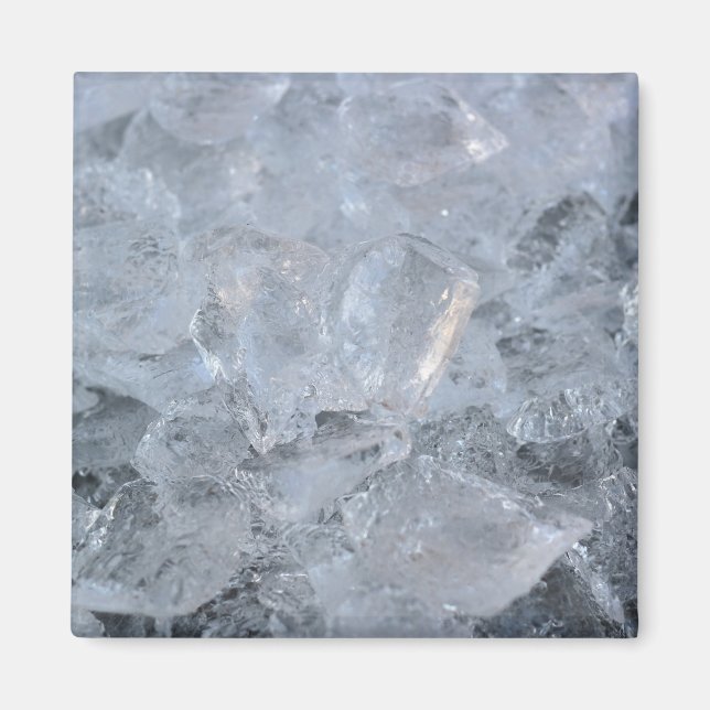Aimant Refroidissement de la texture de la cube de glace (Devant)