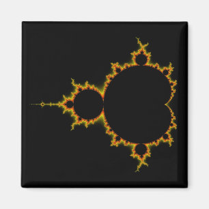 Aimant réglé ardent de Mandelbrot