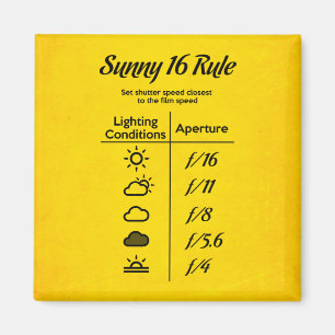 Aimant Règle Sunny 16