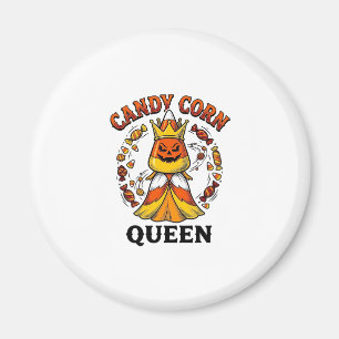 Aimant Reine Candy Corn Vintage Halloween Candy Shirt Art