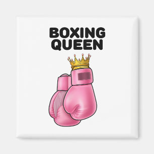 Aimant Reine de boxe Boxe féminine Filles Boxeur Boxe 1