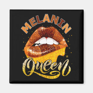 Aimant Reine de la mélanine Femme africaine Mois de l'his
