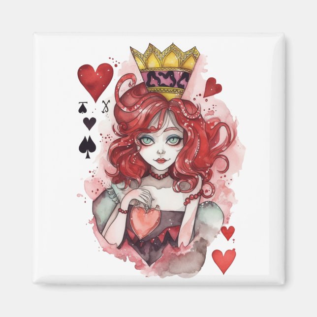 Aimant ❤️ Reine des Coeurs ❤️ (Devant)