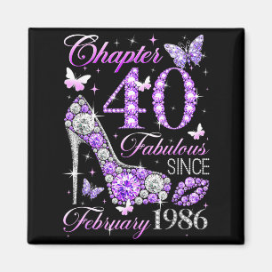 Aimant Reine du 40e anniversaire Chapitre 40 Fabuleux dep