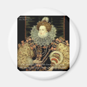Aimant Reine Elizabeth 1 Amour/Honneur Citations d'amour 