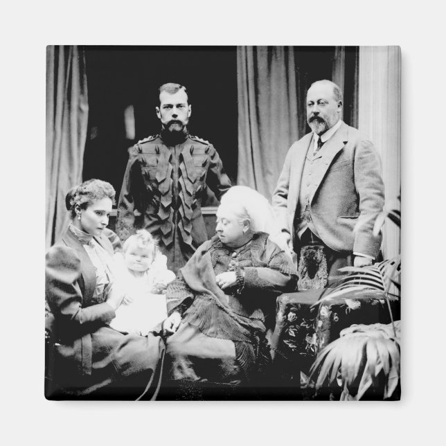 Aimant Reine Victoria, tsar Nicholas II (Devant)