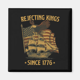 Aimant Rejeter les rois depuis 1776 Byld Eagle Patriotic