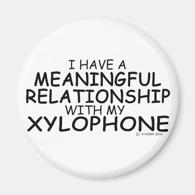 Aimant Relation significative Xylophone (Devant)