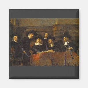 Aimant Rembrandt, Syndics du Clothmakers, avec des