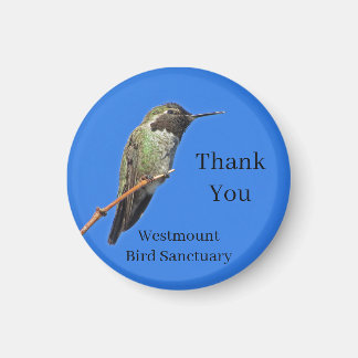 Aimant Remerciement Colibri Association sans but Lucratif