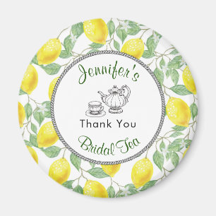Aimant Remerciements de Fiançailles Lemons Branch and Tea