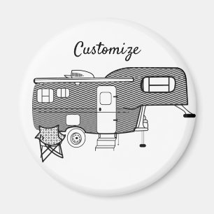 Aimant Remorque classique Caravan Thunder_Cove