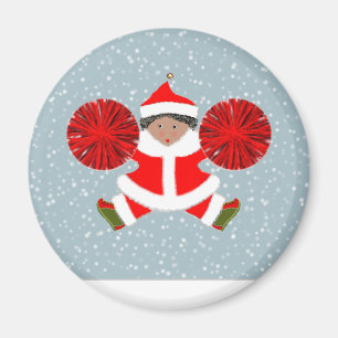 Aimant Remplisseur de chaussette de Noël de Cheerleading