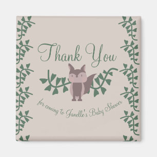 Aimant Renard de la forêt Baby Shower Cadeaux Rustiques M