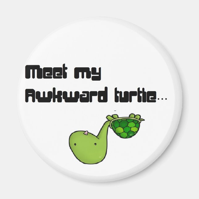 Aimant rencontrer ma tortue (Devant)