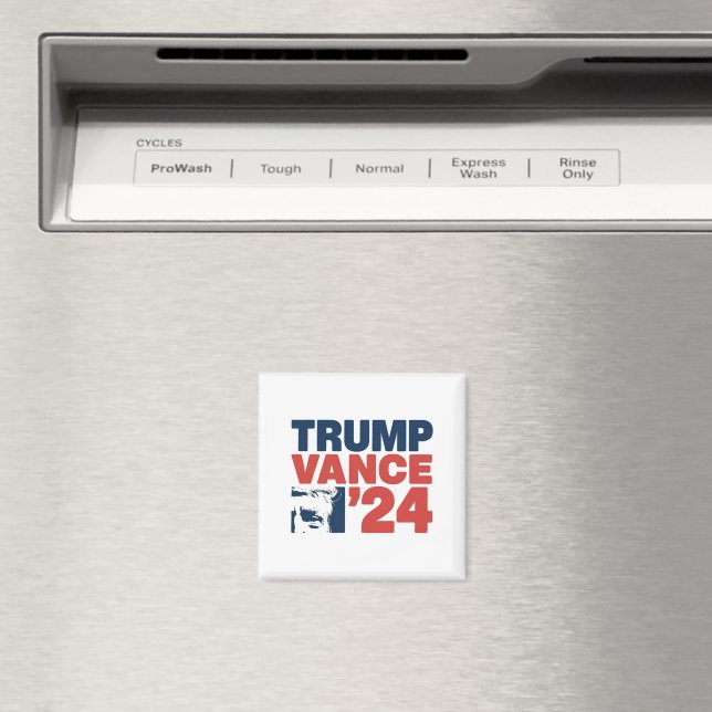Aimant Rendre l'Amérique en sécurité Trump Vance 2024 MAG (In Situ (Lave-vaisselle))
