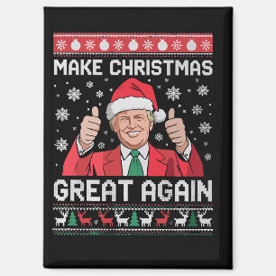 Aimant Rendre Noël grand à nouveau Noël Noël amusant Trum