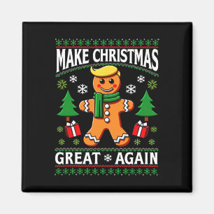 Aimant Rendre Noël grand à nouveau Trump Claus Laid Chris