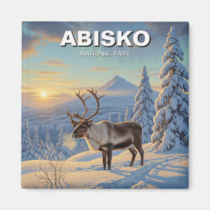 Aimant Rennes dans le Parc national d'Abisko Suède Voyage