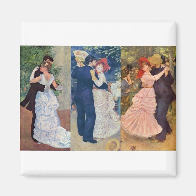 Aimant Renoir - Danse dans la ville, le pays et la Bougiv (Devant)