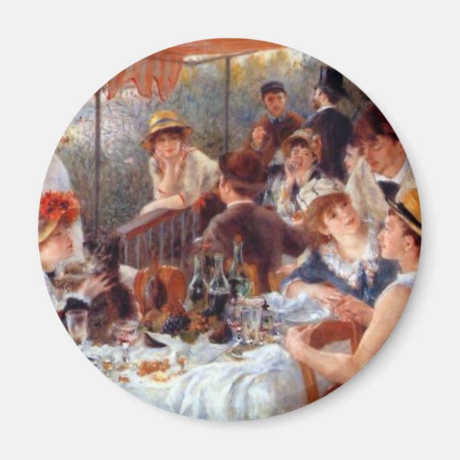 Aimant Renoir : Déjeuner de la fête nautique (Devant)