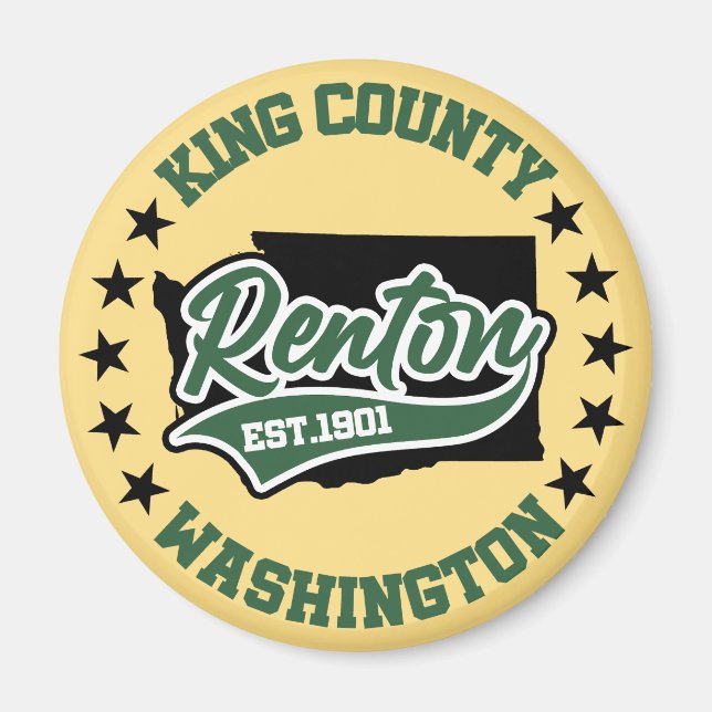 Aimant Renton, Washington (Devant)