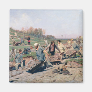 Aimant Réparez les travaux sur la ligne ferroviaire, 187