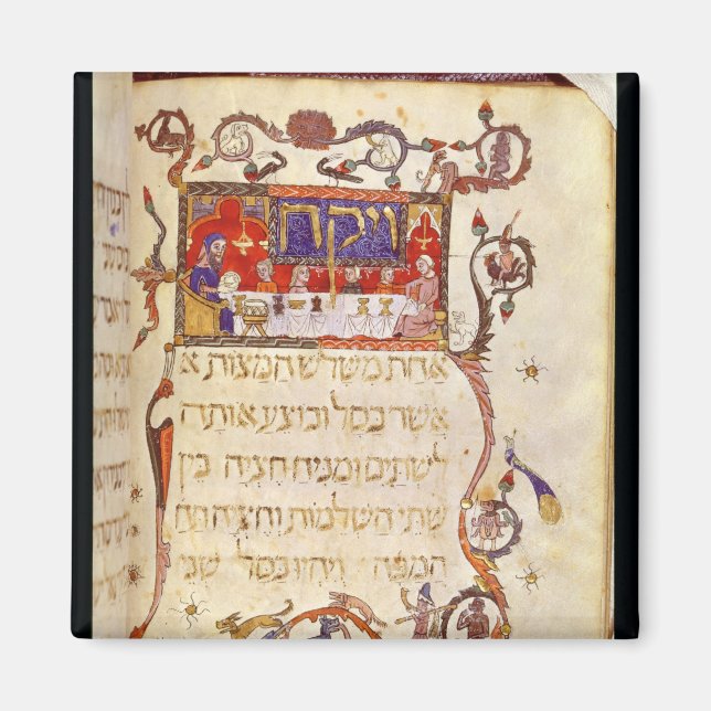 Aimant Repas de Pâque, Espagne du Nord (Devant)