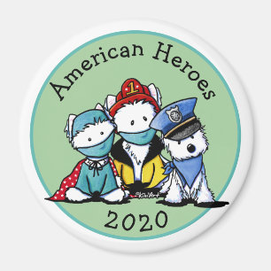 Aimant Répondants de KiniArt Westie