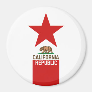 Aimant RÉPUBLIQUE DE CALIFORNIE Étoile Drapeau