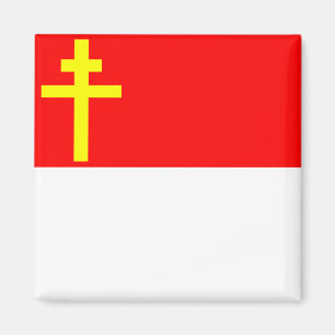 Aimant République drapeau d'Alsace-Lorraine, France