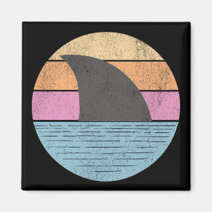 Aimant Requin au coucher du soleil