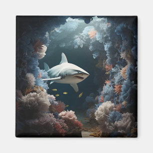 Aimant Requin en Menacation 3D