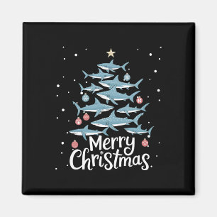Aimant Requin Joyeux Noël Arbre de Noël Requins Joyeux Do